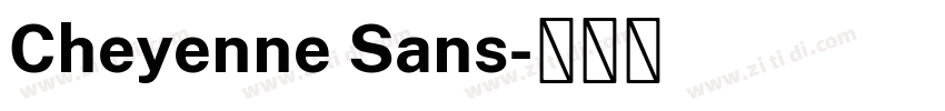 Cheyenne Sans字体转换 Cheyenne Sans字体转换